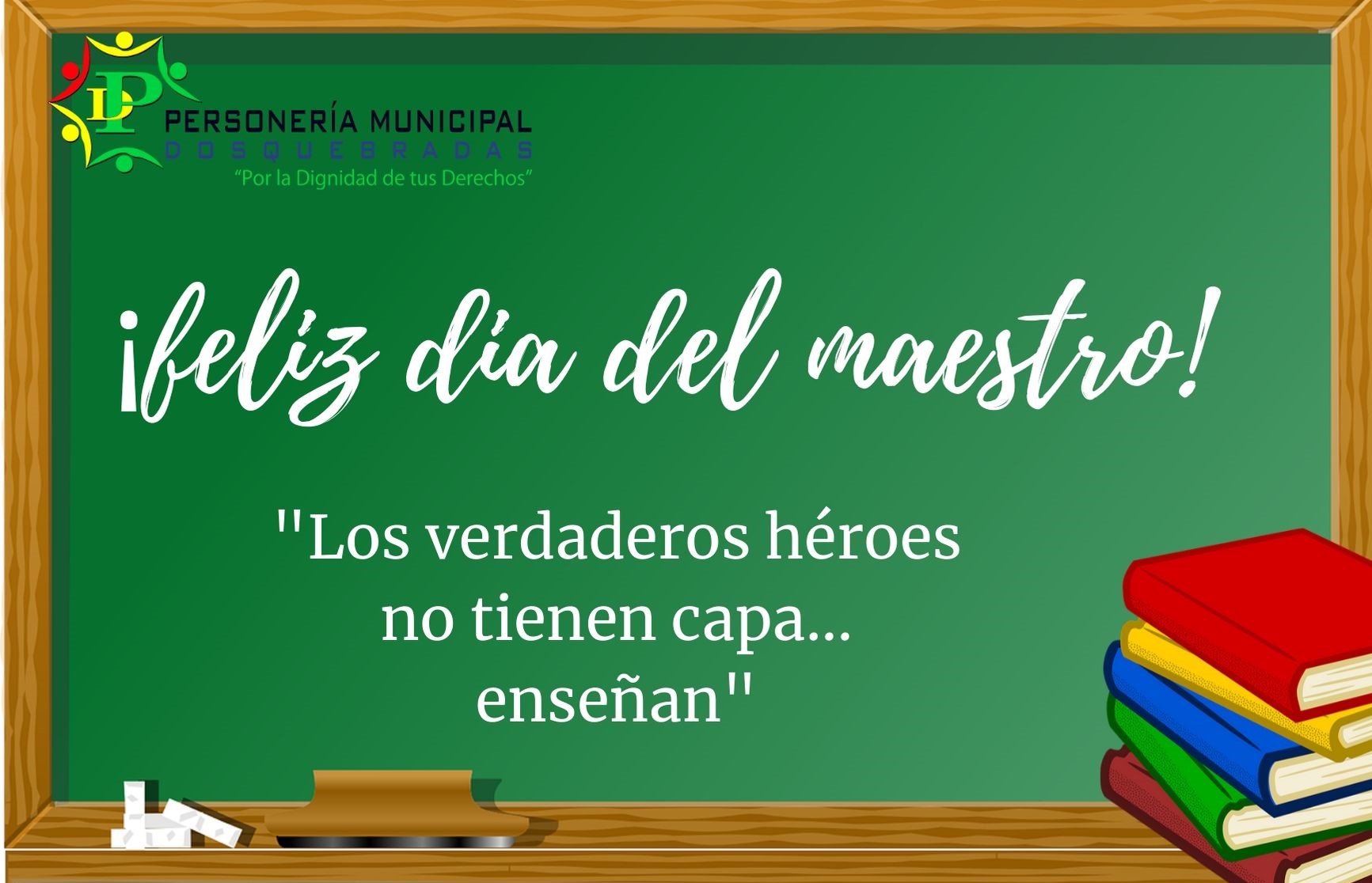 feliz dia del maestro